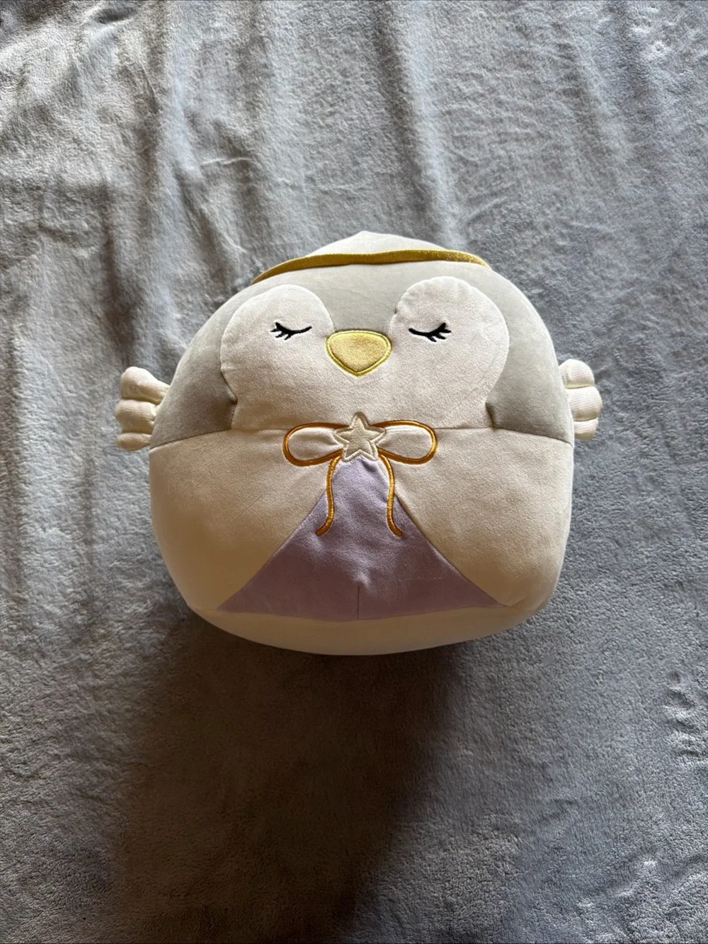 Squishmallows Jenney Angel Penguin Plush 12” Christmas Holiday NWT